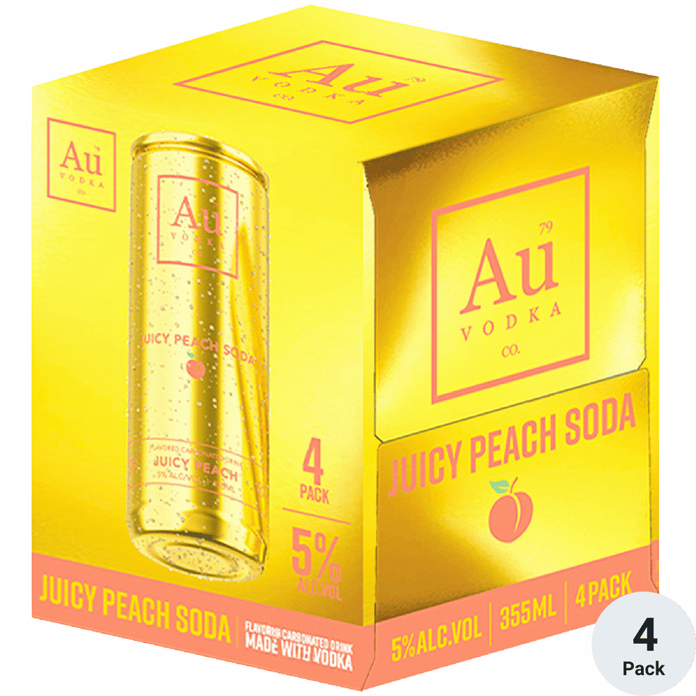 Au Vodka Juicy Peach Soda