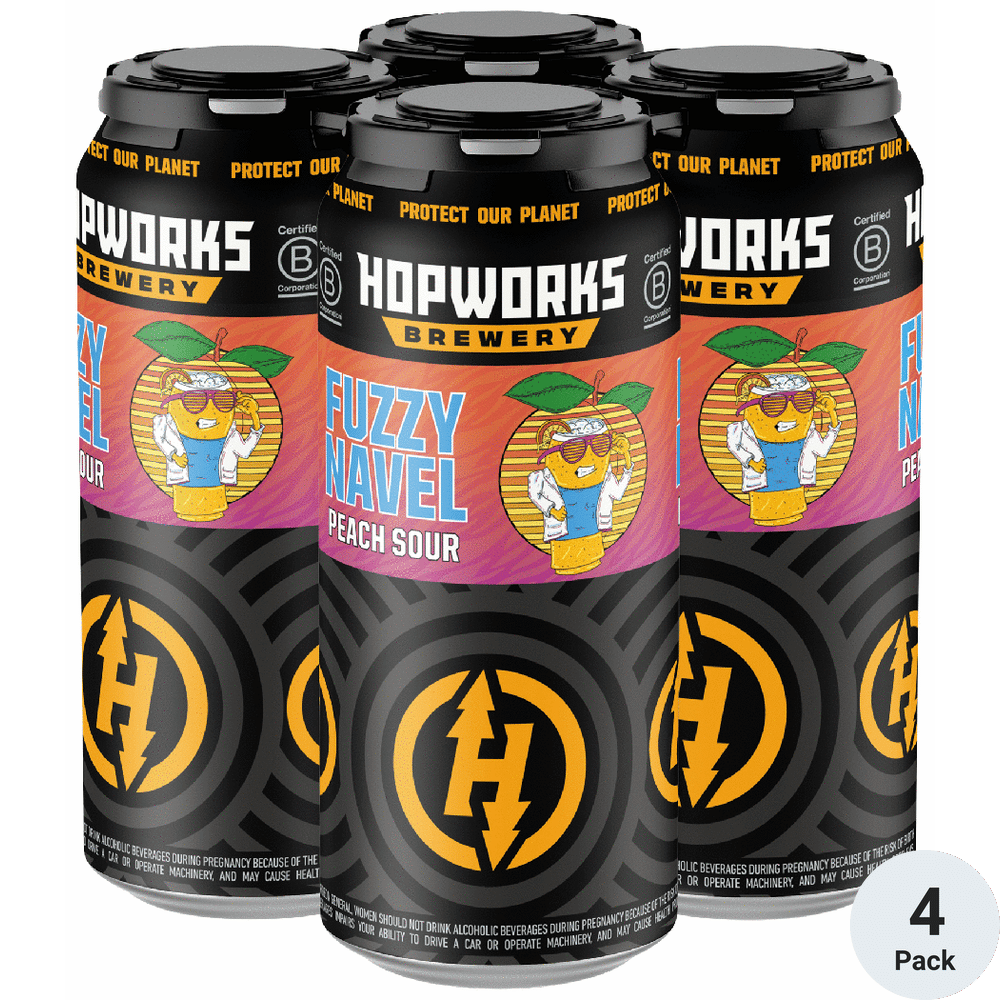 Hopworks Fuzzy Navel Peach Sour