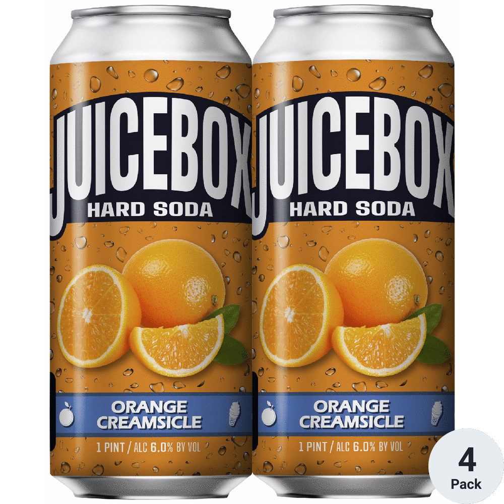 Zipline Juicebox Hard Soda Orange Creamsicle | Total Wine & More