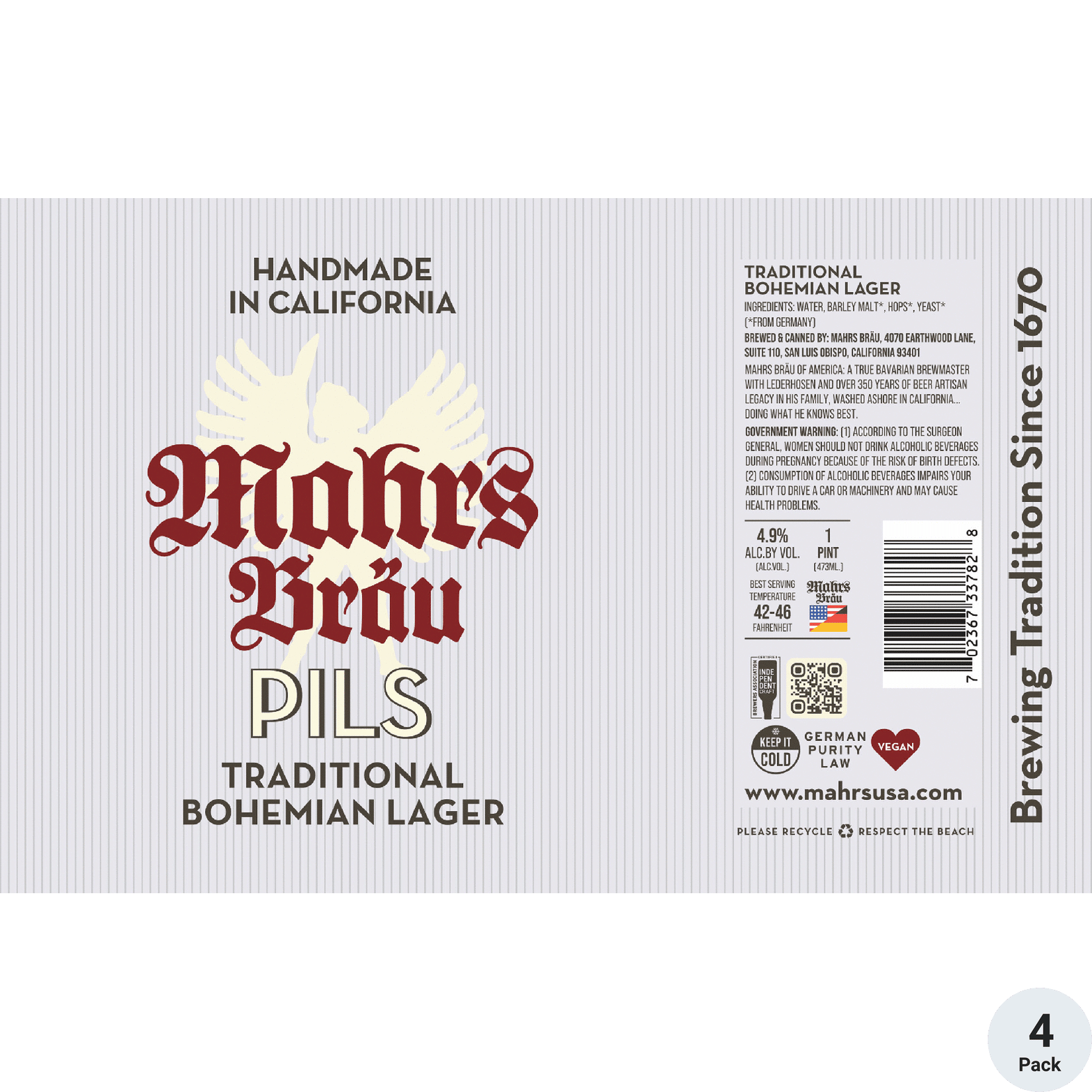 Mahr's Brau Pils Traditional Bohemian Lager