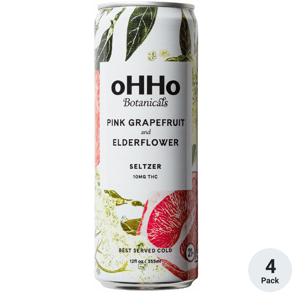 oHHo THC 10mg Pink Grapefruit and Elderflower