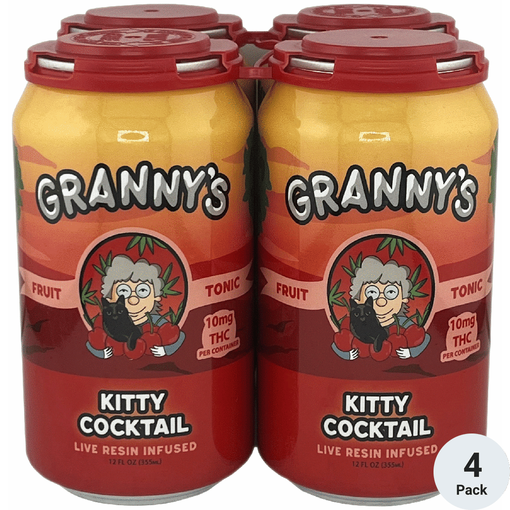 Granny's Kitty Cocktail THC 10mg Fruit Tonic | Total Wine & More
