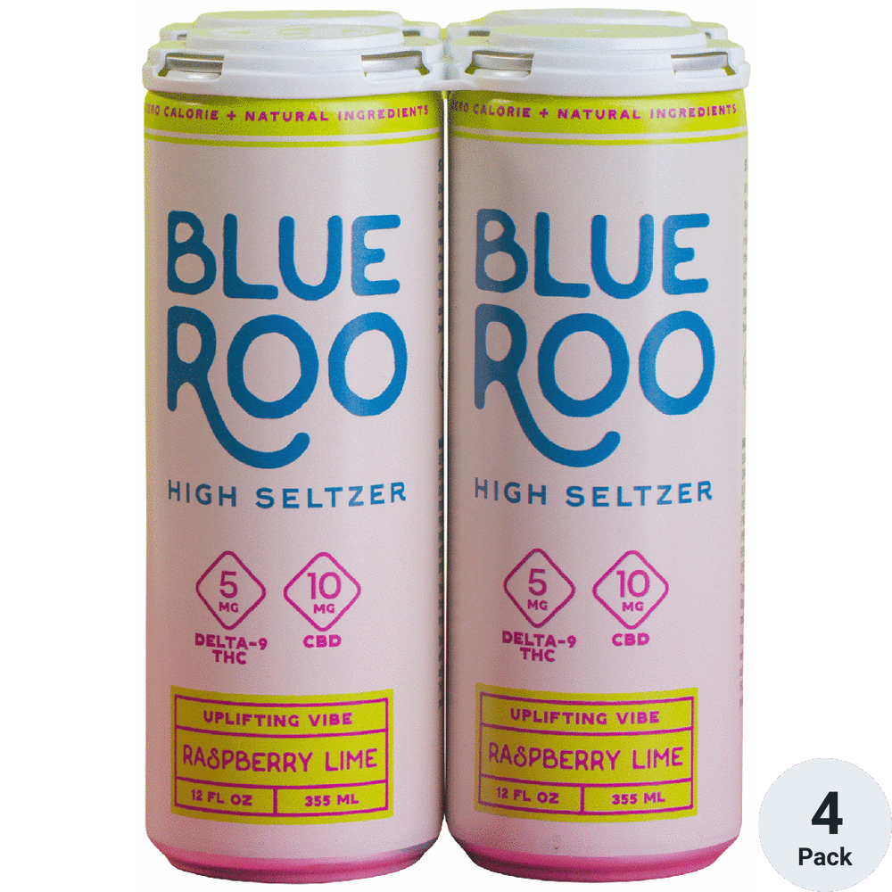 Blue Roo THC 5mg Raspberry Lime | Total Wine & More