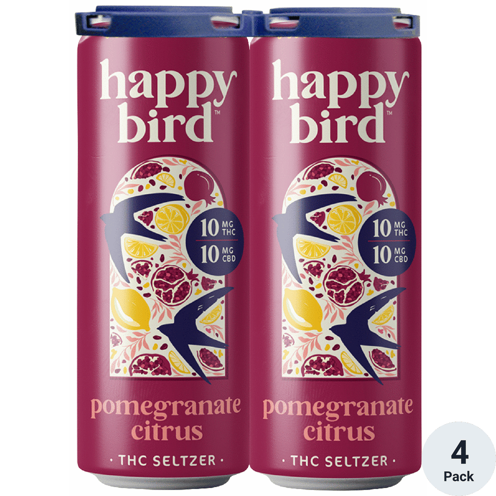 Happy Bird THC 10mg Pomegranate Citrus