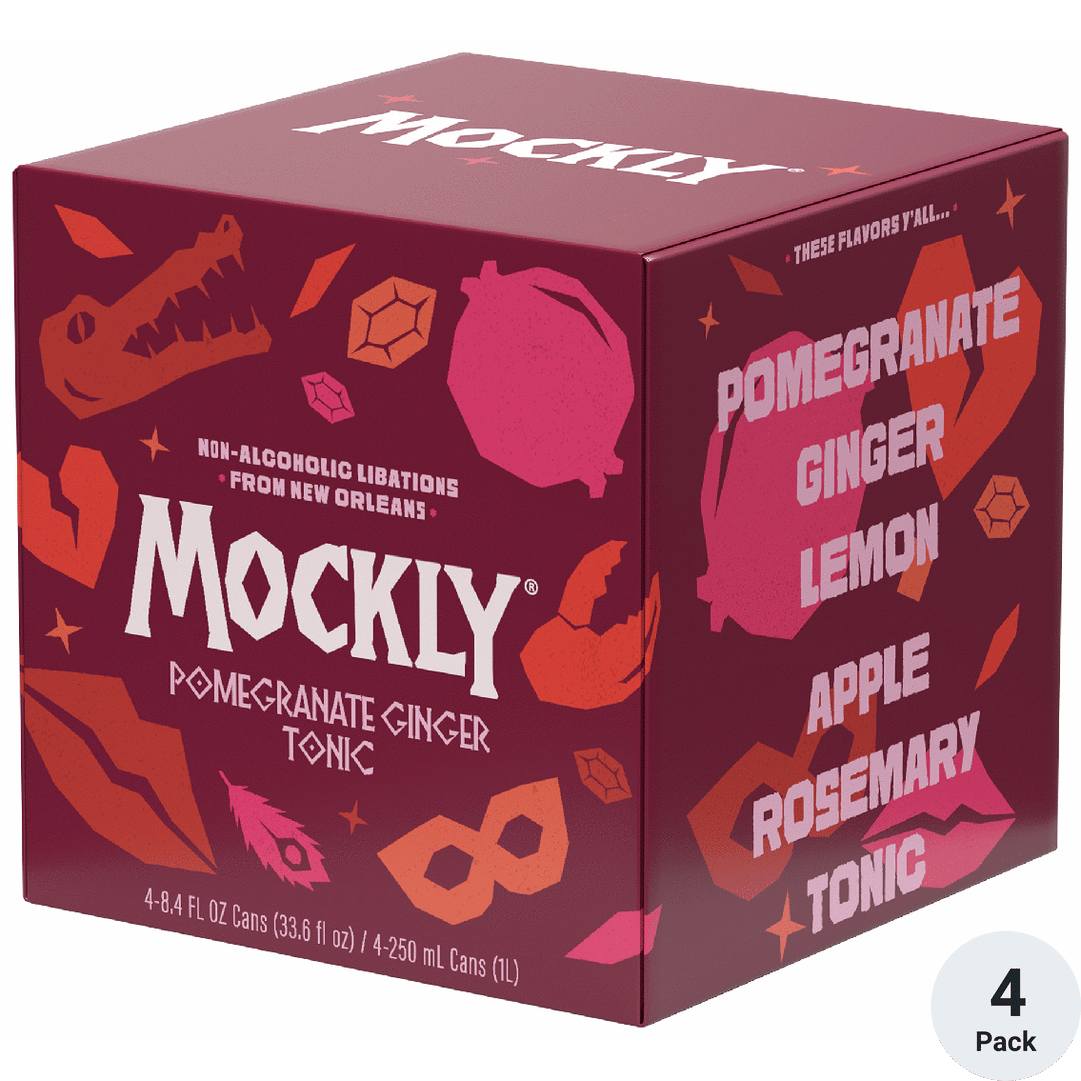 Mockly Non-Alcoholic Pomegranate Ginger Tonic