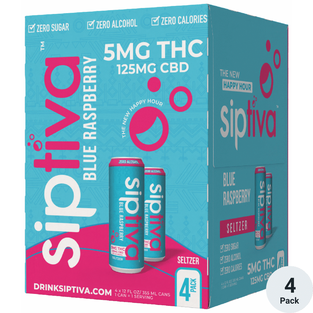 Siptiva THC 5mg Blue Raspberry VA
