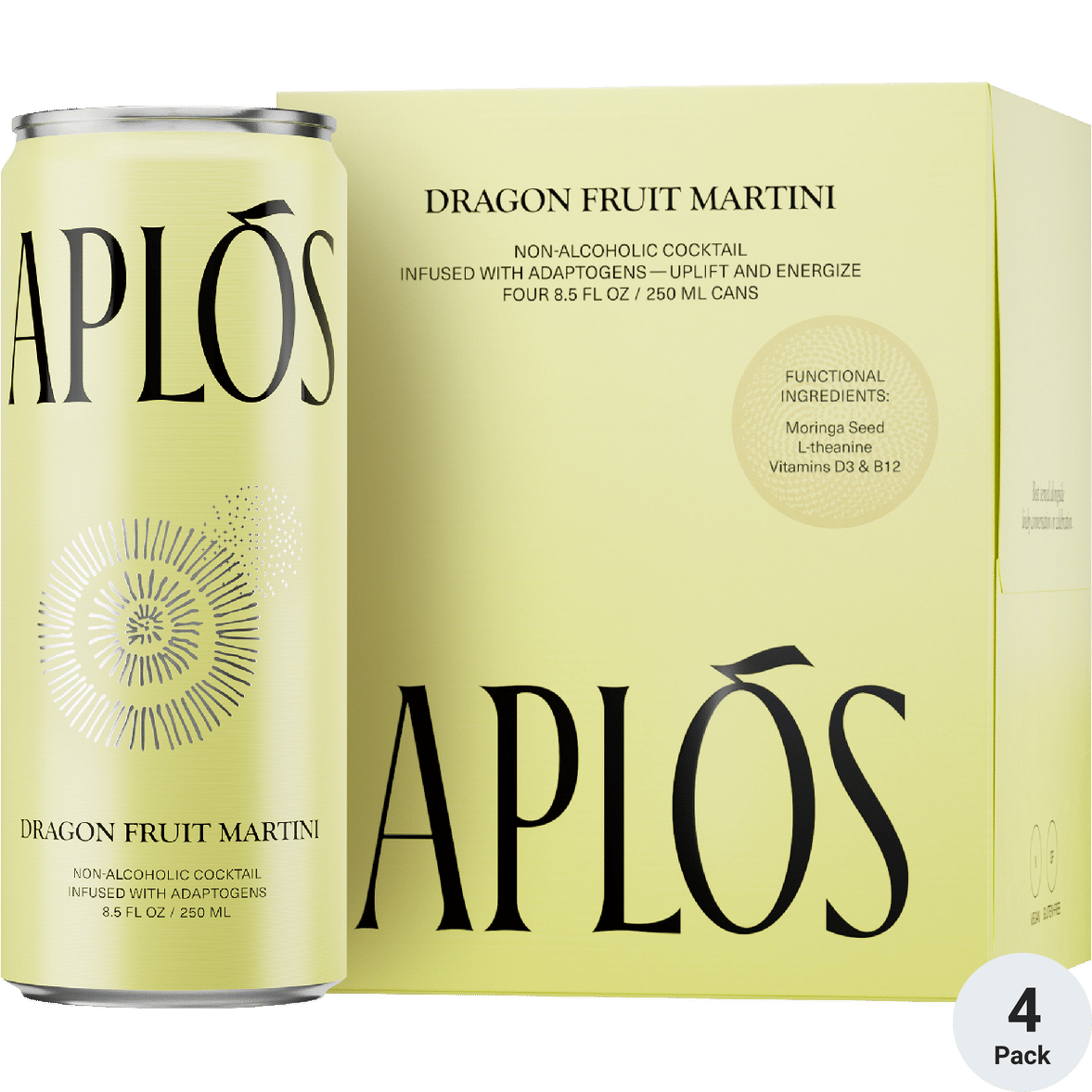 Aplos Non-Alcoholic Dragon Fruit Martini