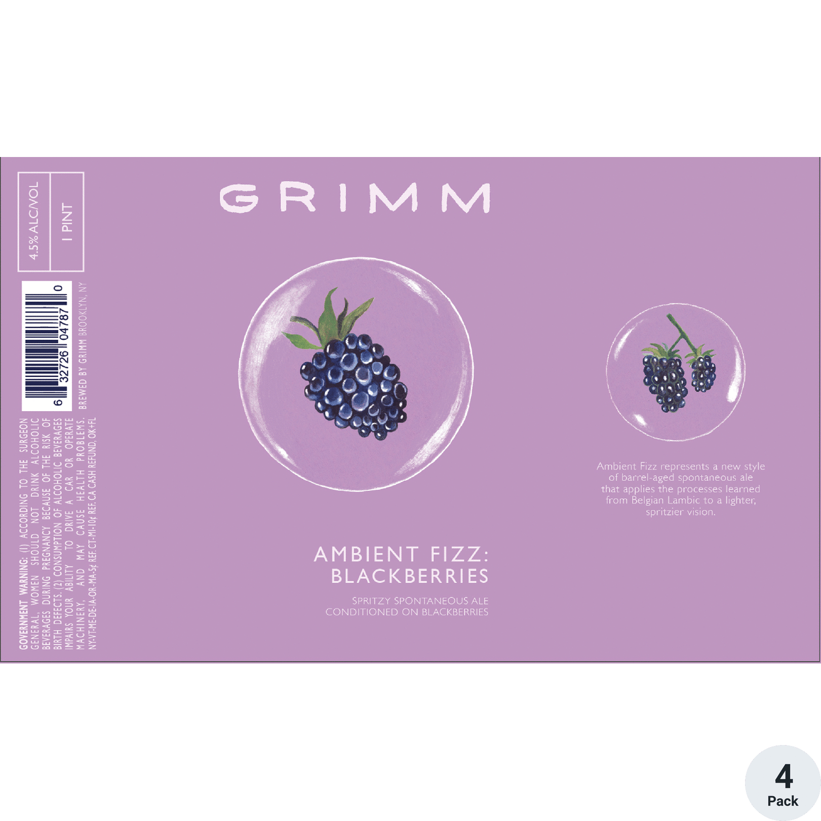 Grimm Ambient Fizz: Blackberries