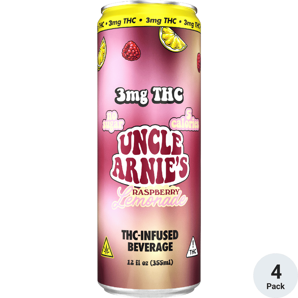 Uncle Arnie's THC 3mg Raspberry Lemonade CT