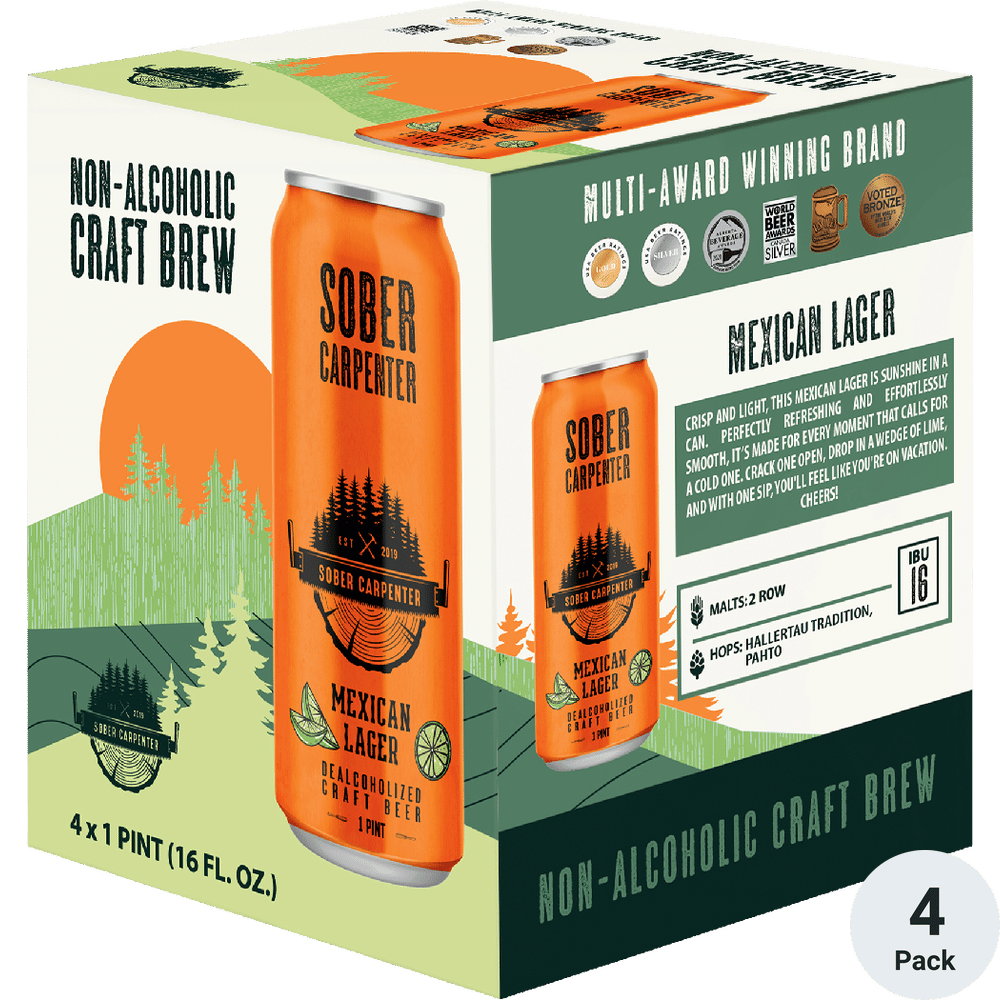 Sober Carpenter Non-Alcoholic Mexican Lager
