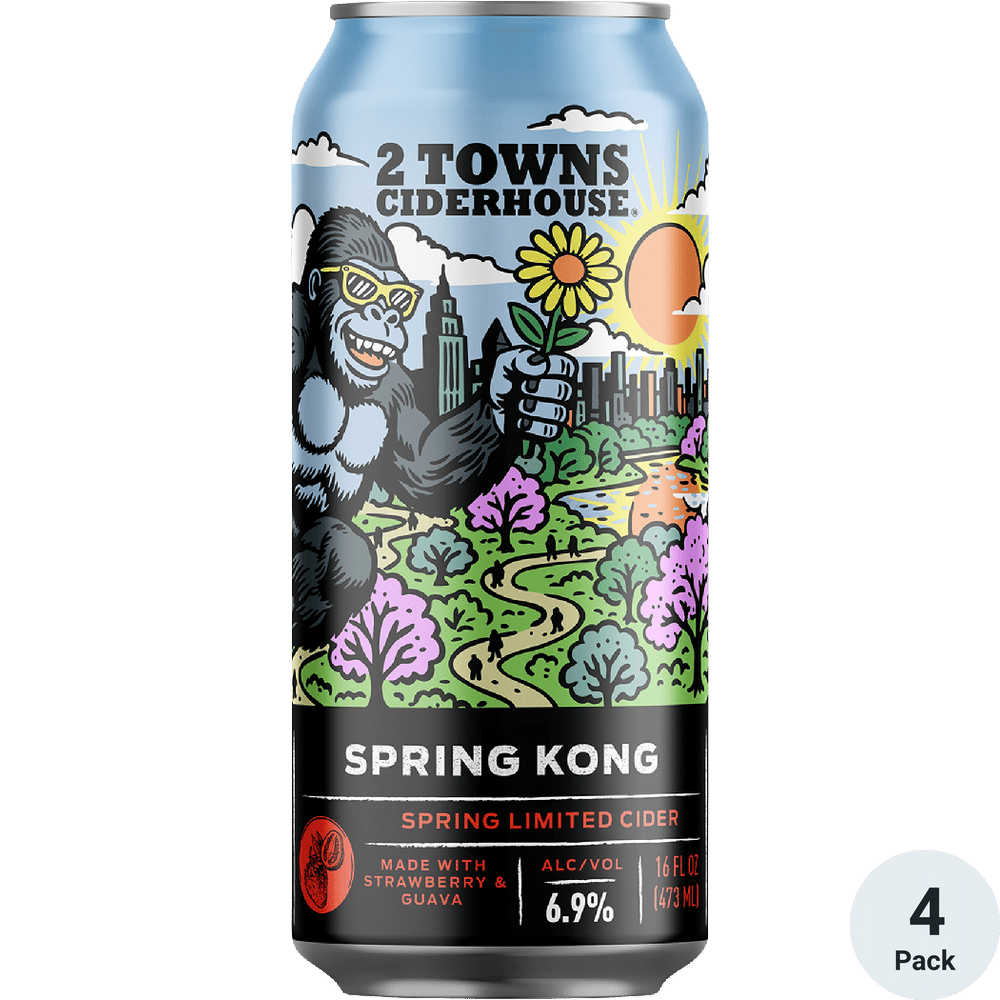 2 Towns Spring Kong Cider