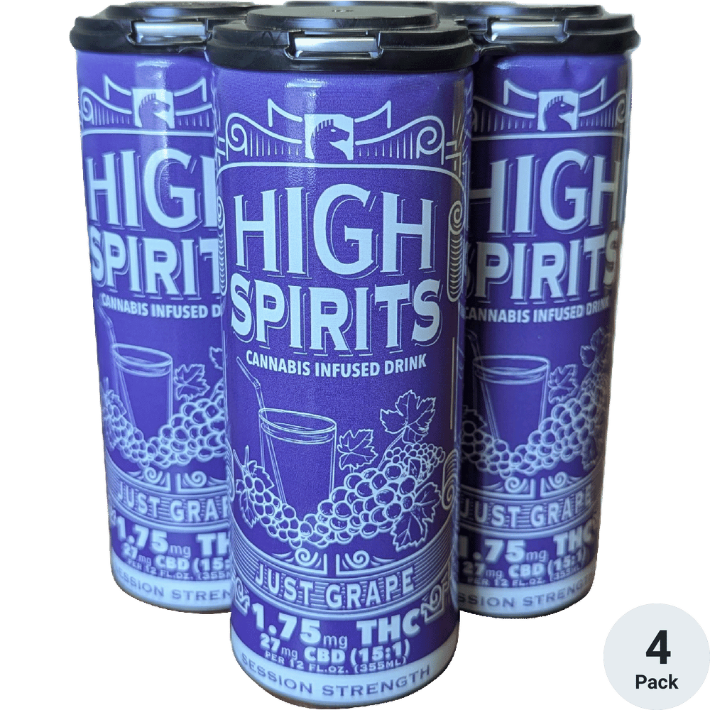 High Spirits THC 1.75mg Grape CO | Total Wine & More