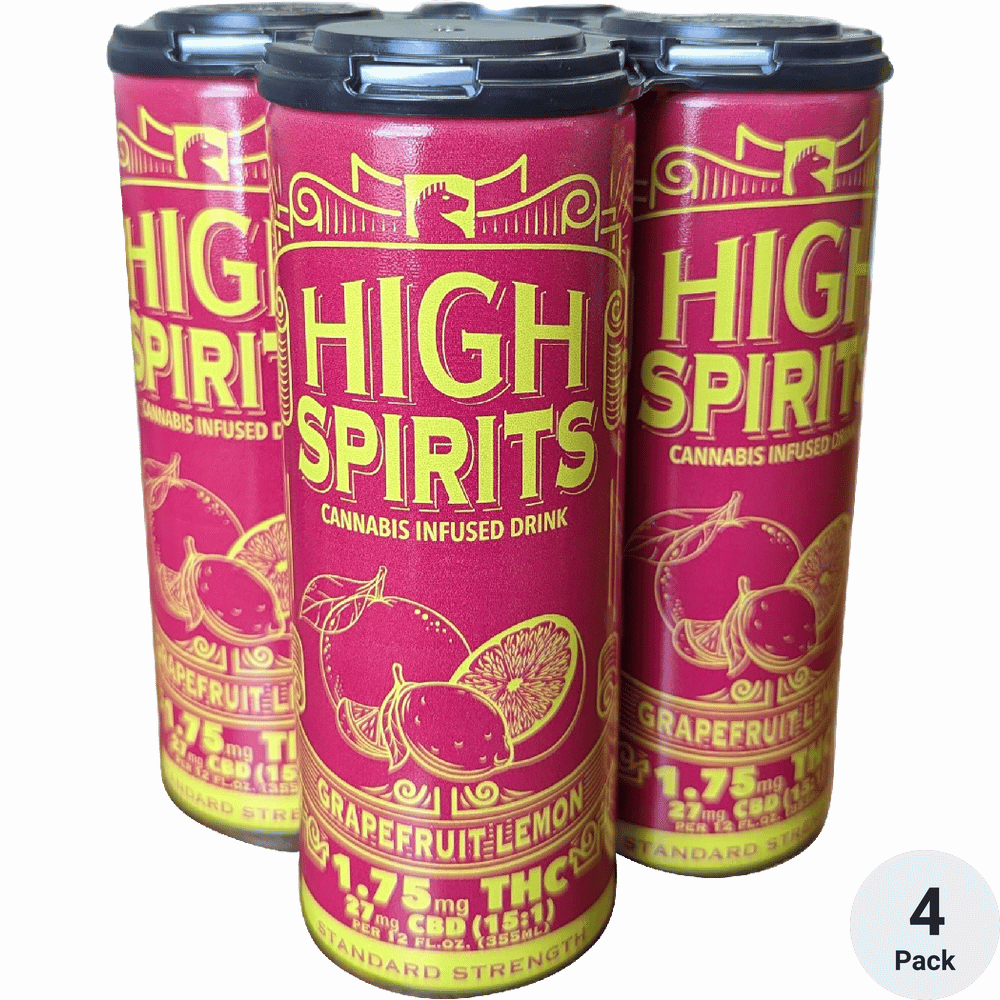 High Spirits THC 1.75mg Grapefruit Lemon CO