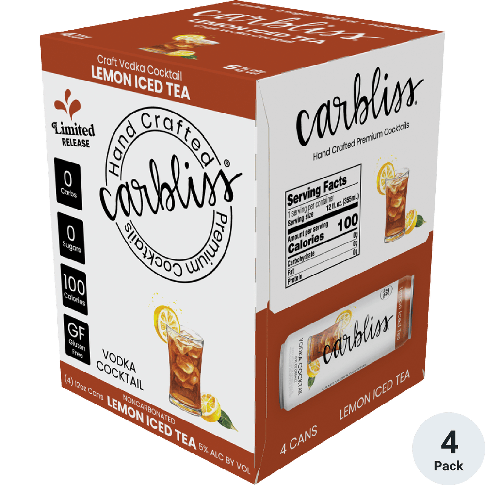 Carbliss Vodka Lemon Iced Tea