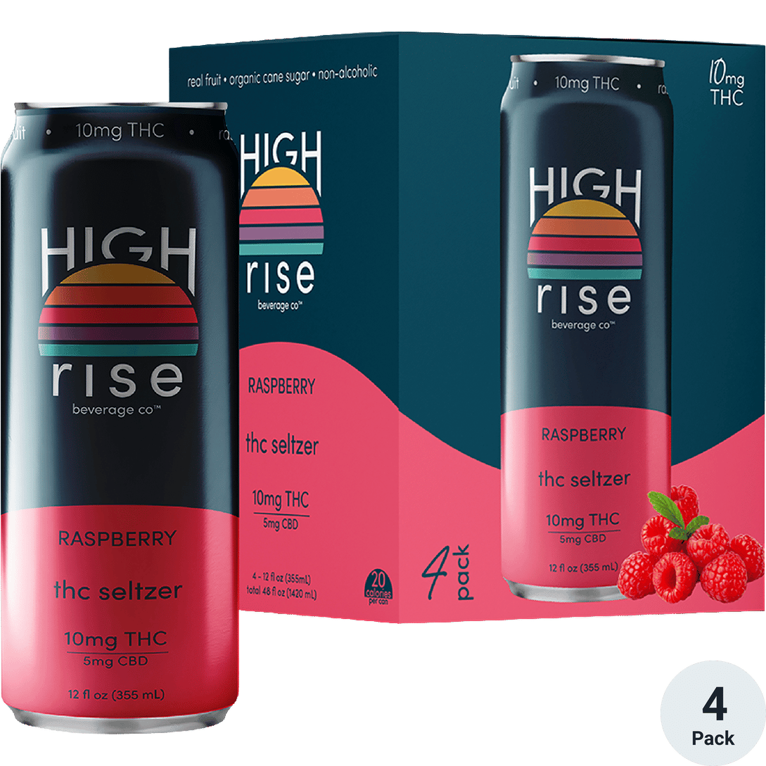 High Rise THC 10mg Raspberry