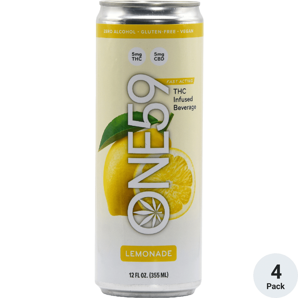 ONE59 THC 5mg Lemonade Seltzer | Total Wine & More