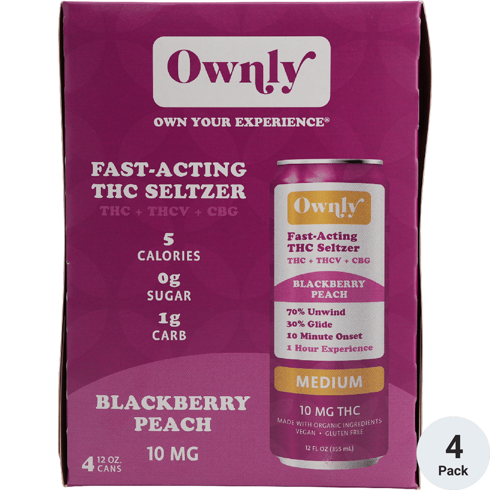 Ownly THC 10mg Blackberry Peach