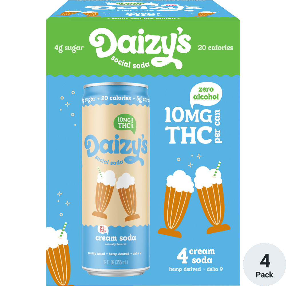 Daizy's THC 10mg Cream Soda