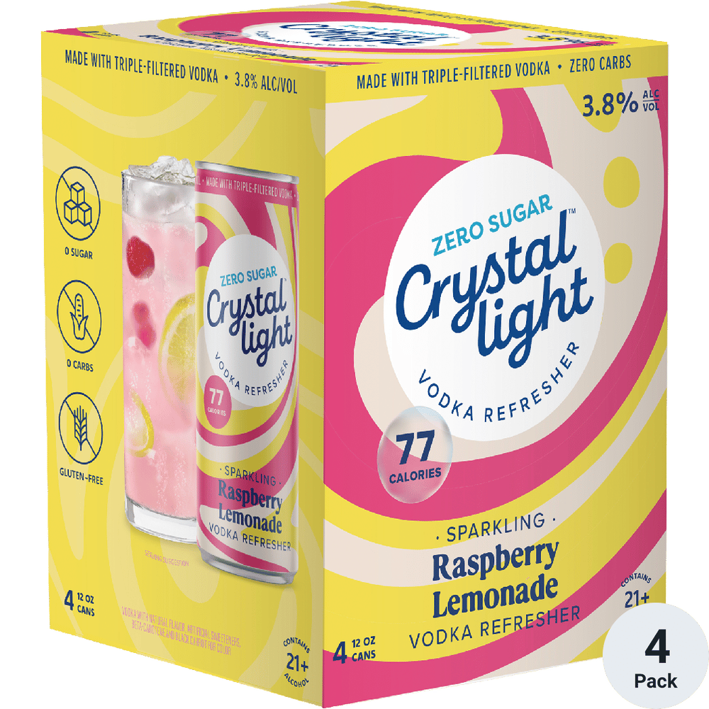 Crystal Light Raspberry Lemonade Vodka Refresher