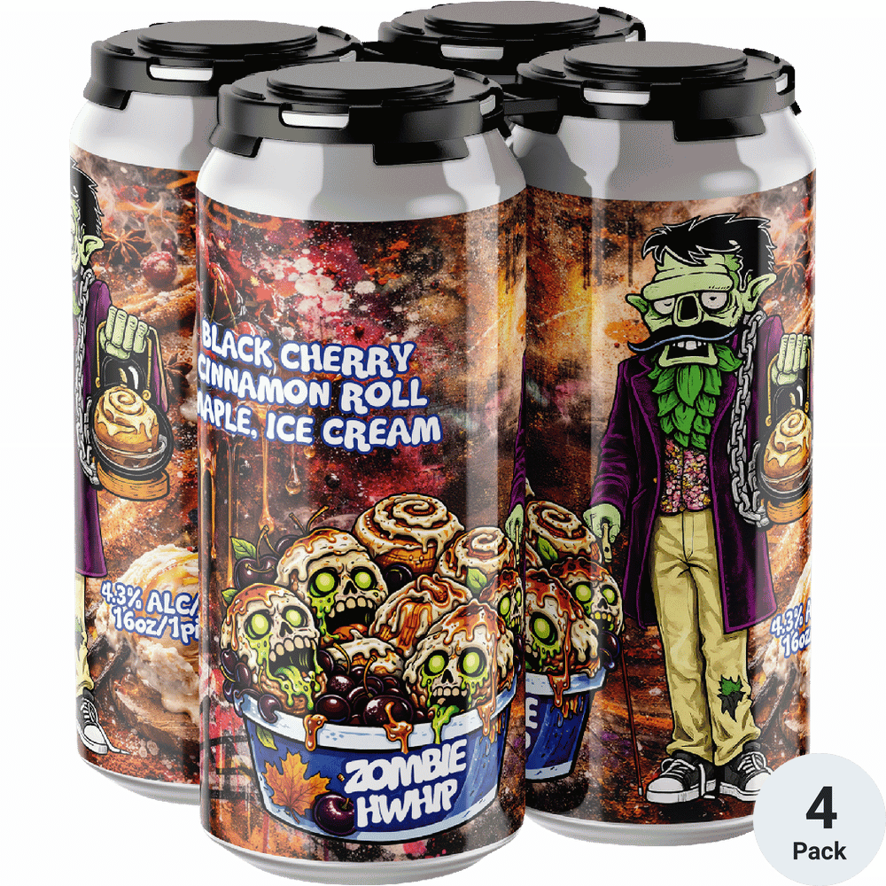 Beer Zombies Zombie hWhip Black Cherry Cinnamon Roll Maple Syrup Ice