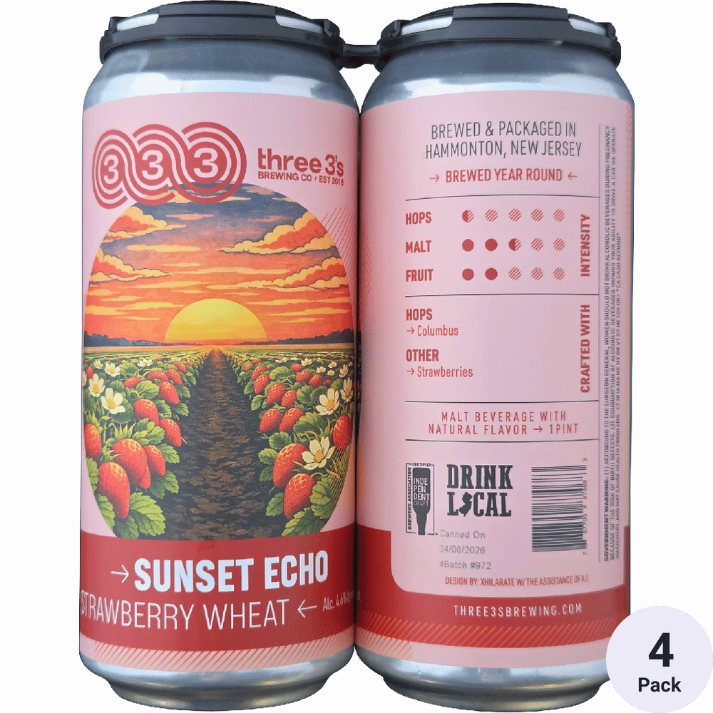 Three 3's Sunset Echo
