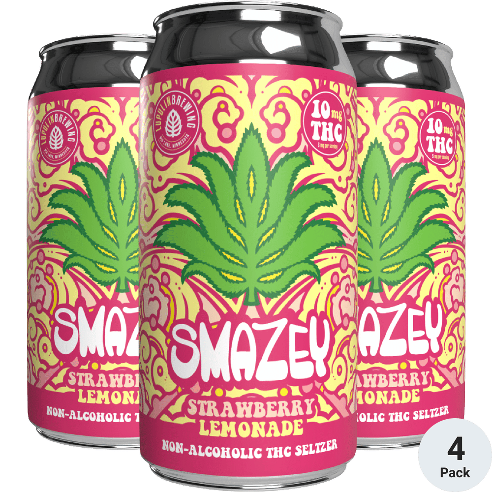 Lupulin Smazey THC 10mg Strawberry Lemonade | Total Wine & More