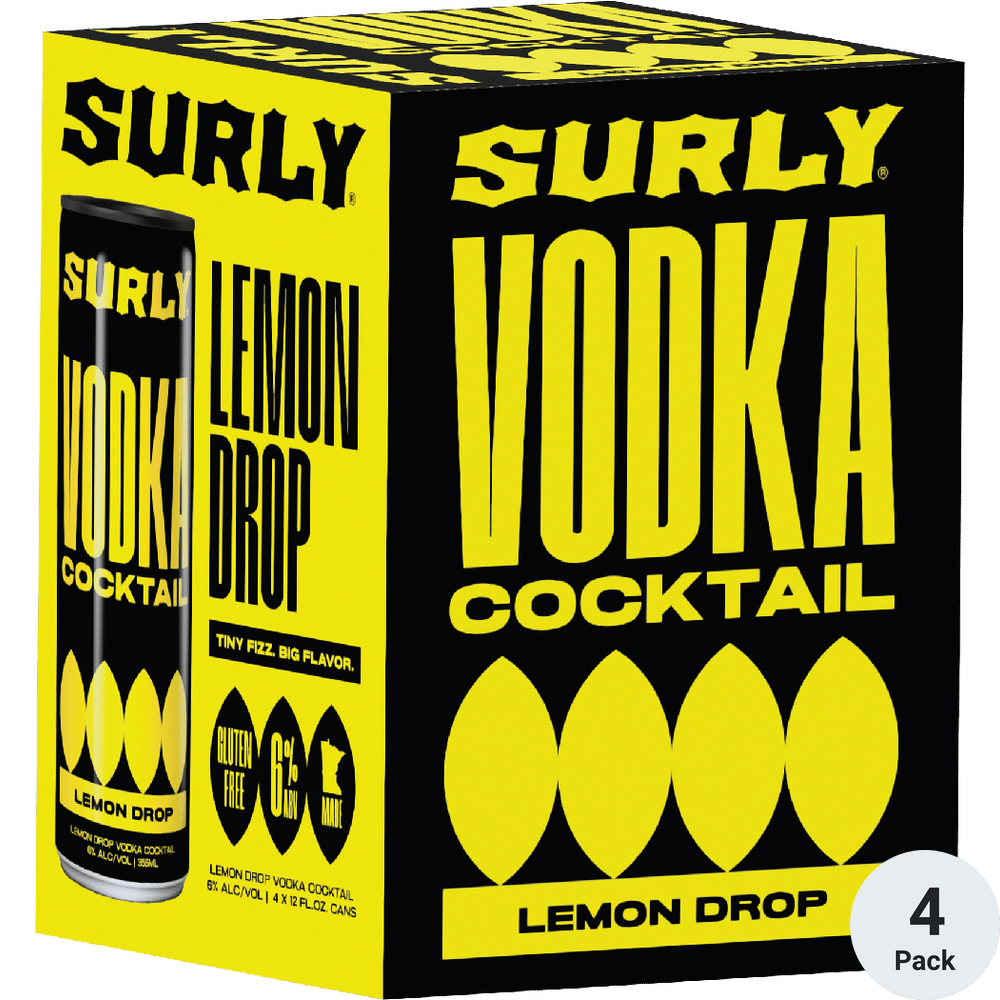 Surly Lemon Drop Vodka Cocktail