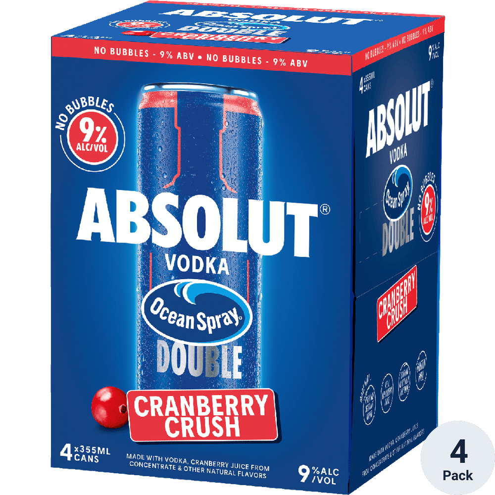 Absolut Ocean Spray Double Cranberry Vodka