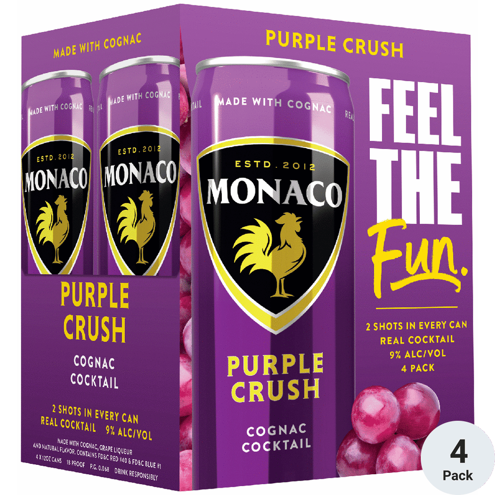 Monaco Purple Crush Cocktail