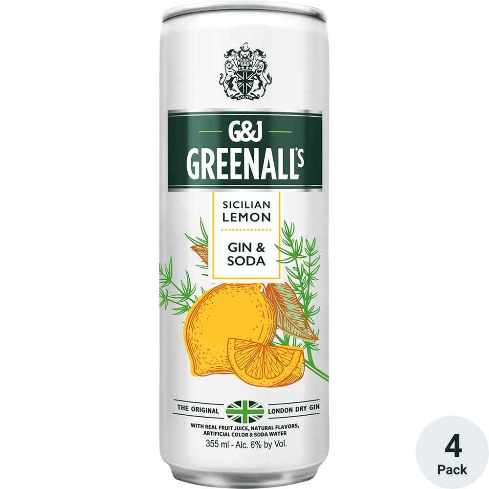 G&J Greenall's Sicilian Lemon & Soda