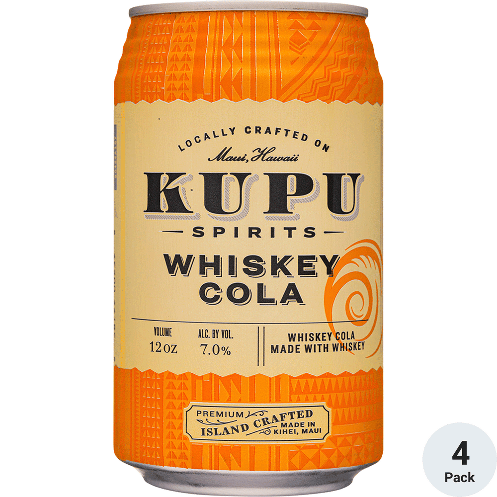 Kupu Spirits Whiskey Cola Cocktail | Total Wine & More
