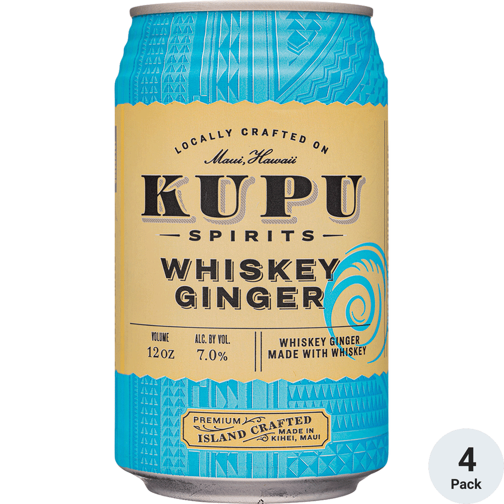 Kupu Spirits Whiskey Ginger Cocktail | Total Wine & More