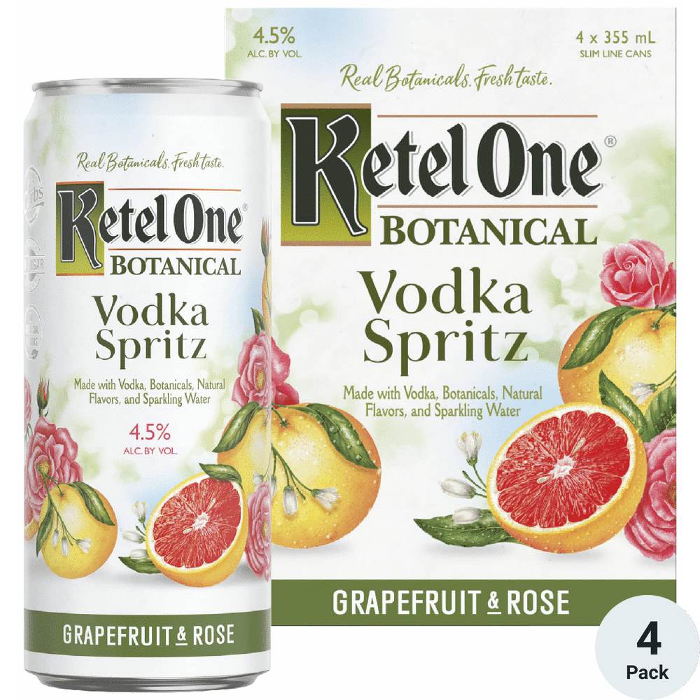 Ketel One Botanical Vodka Spritz Grapefruit & Rose