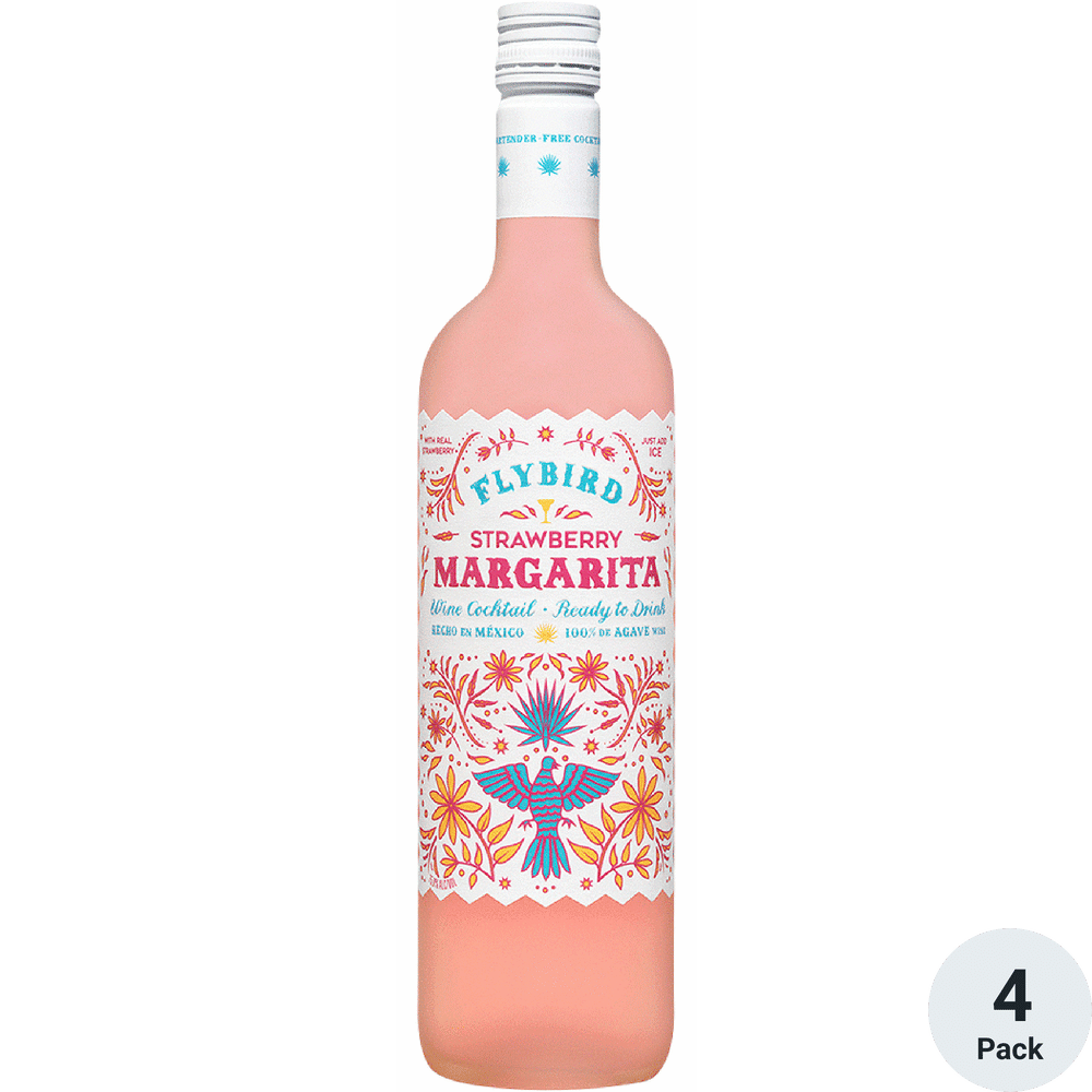 Flybird Strawberry Margarita Wine Cocktail
