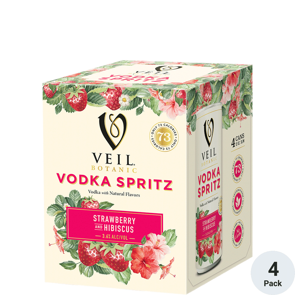 Veil Botanic Spritz Strawberry and Hibiscus | Total Wine & More