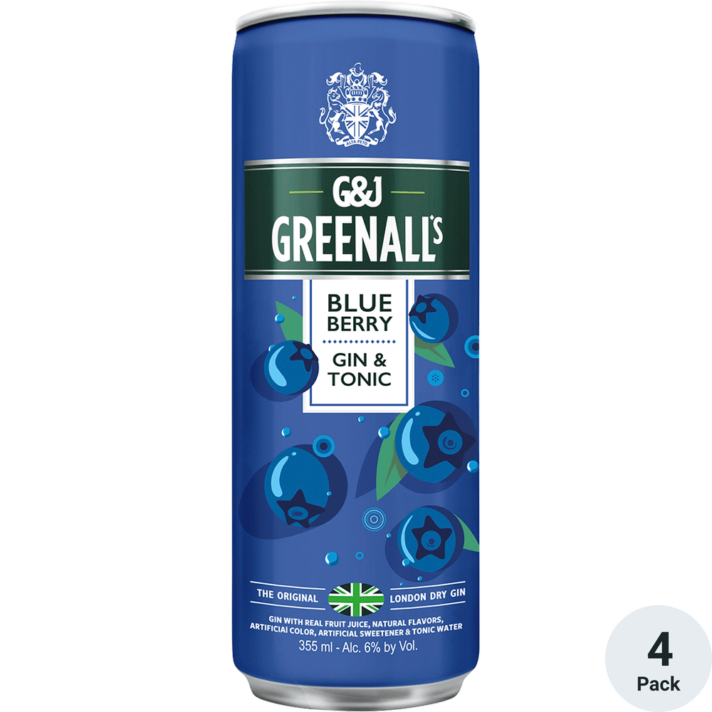 G&J Greenall's Blueberry Gin & Tonic