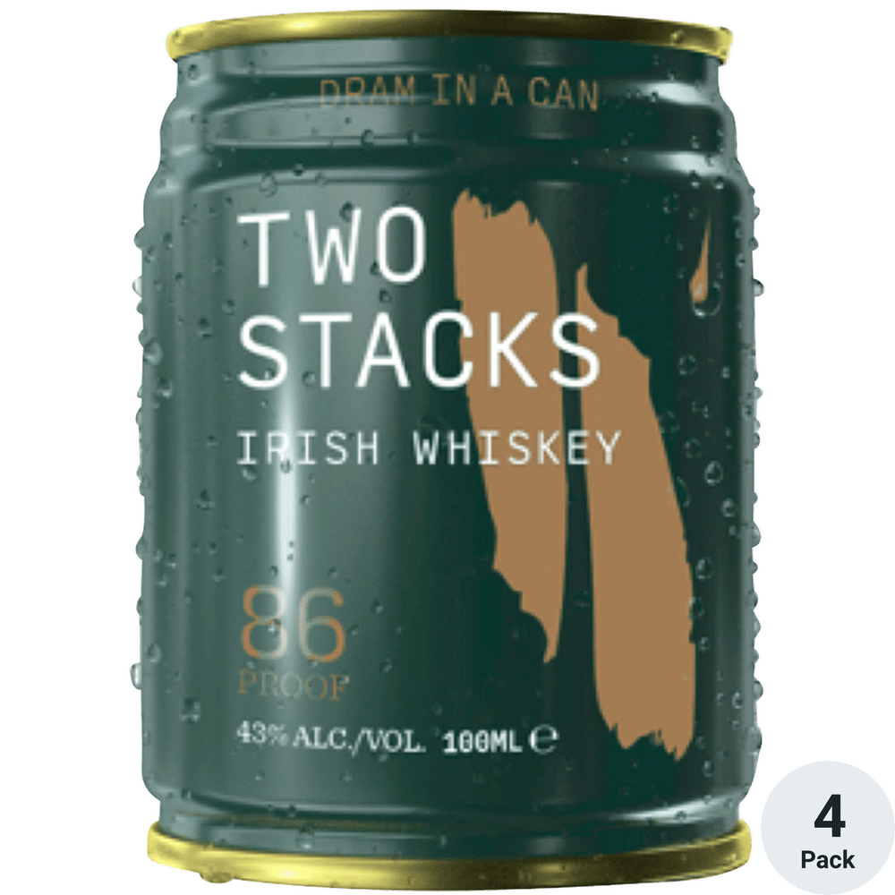 Two Stacks Dram In a Can Irish Whiskey