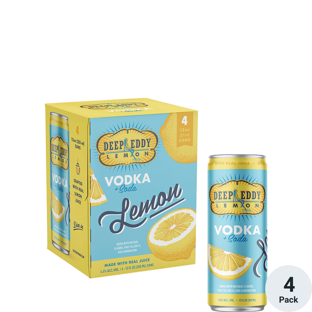 Deep Eddy Lemon Vodka Soda | Total Wine & More