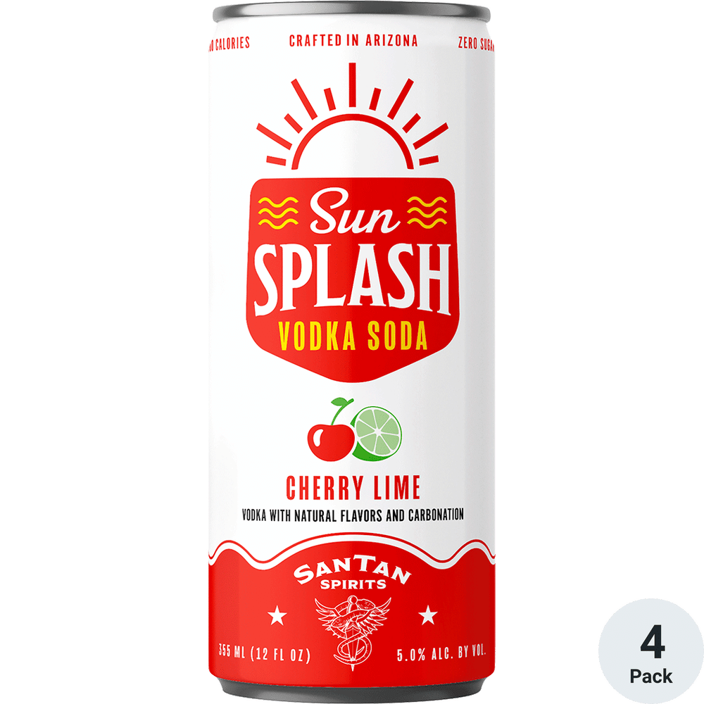 その他 soda Sun Splash Cherry Lime Vodka Soda | Total Wine & More
