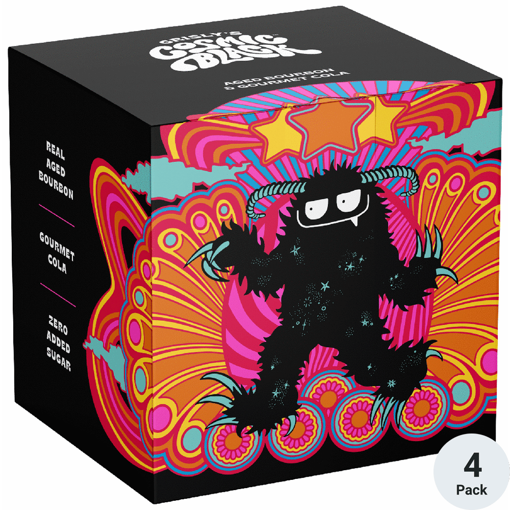 Grisly's Cosmic Black Aged Bourbon & Gourmet Cola