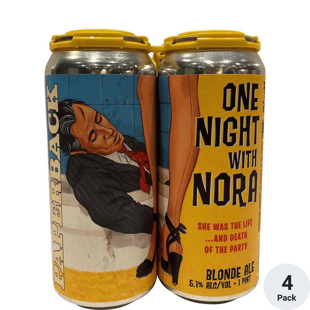 Paperback One Night with Nora Blonde Ale