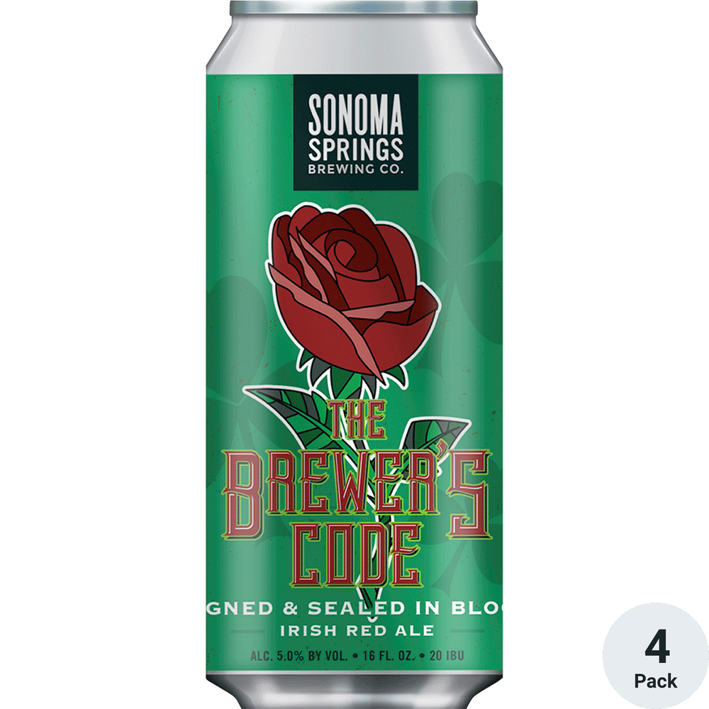 Sonoma Springs The Brewer's Code Irish Red Ale