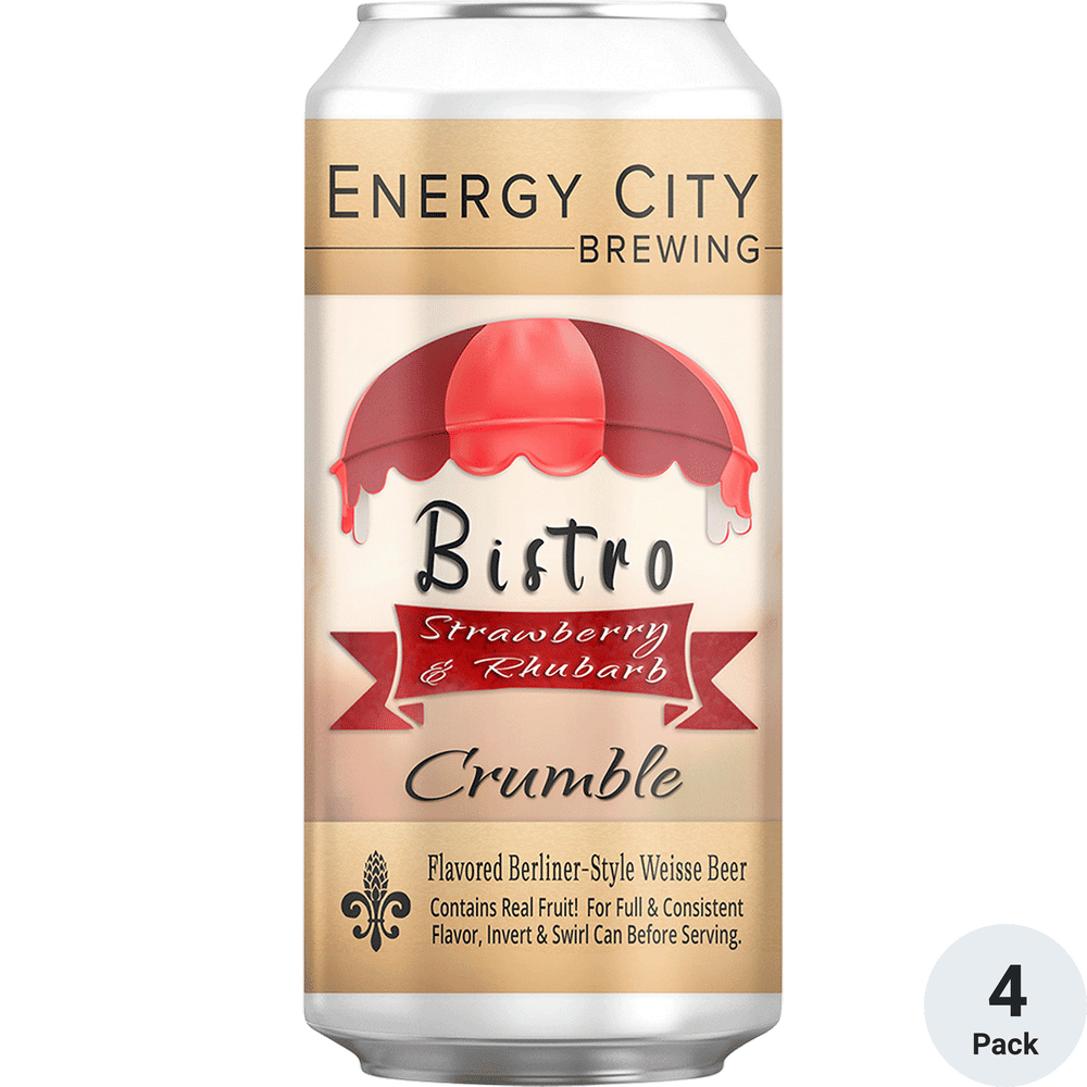 Energy City Bistro Crumble Strawberry & Rhubarb
