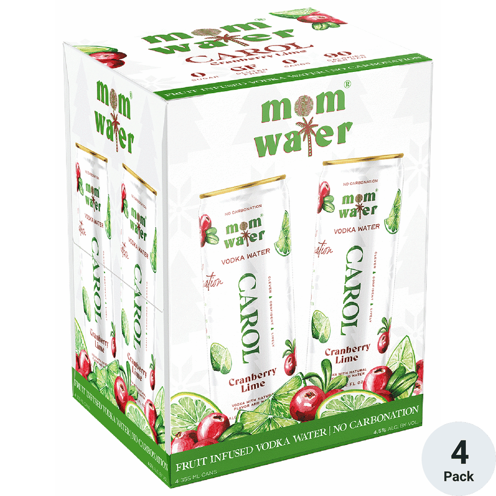 Mom Water Cranberry Lime Carol