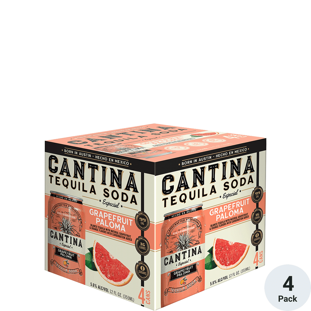 Cantina Especial Grapefruit Paloma Tequila Soda Total Wine & More