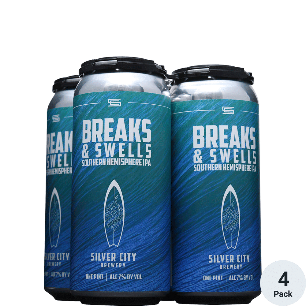 Silver City Breaks and Swells IPA 4pk-16oz Cans