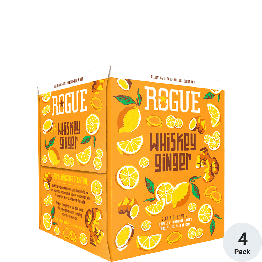 Rogue Whiskey Ginger 4pk-12oz Cans