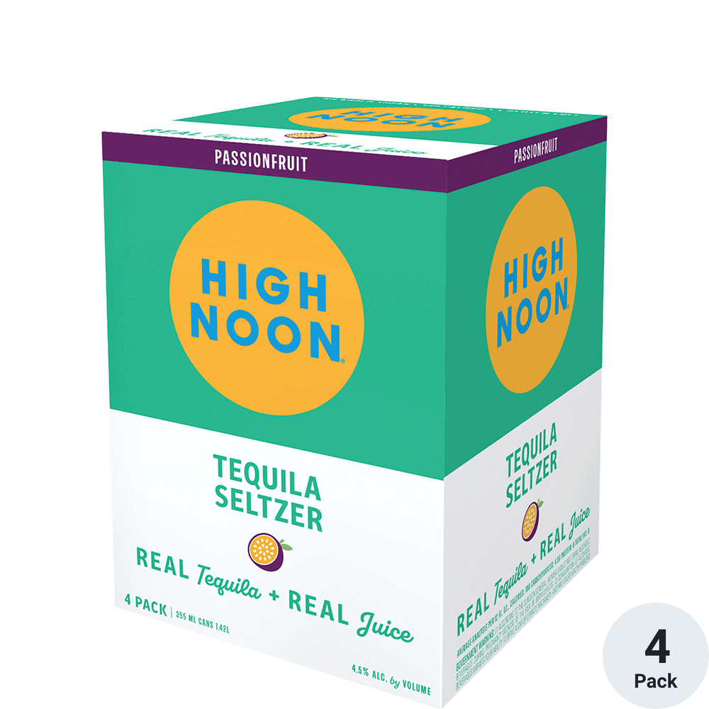 High Noon Hard Seltzer Tequila Passionfruit Total Wine & More