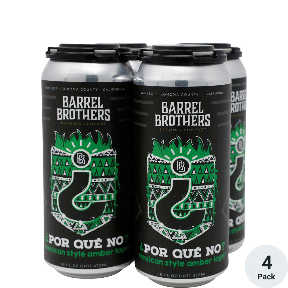 Barrel Brothers Por Que No? Mexican Style Amber Lager Total Wine & More