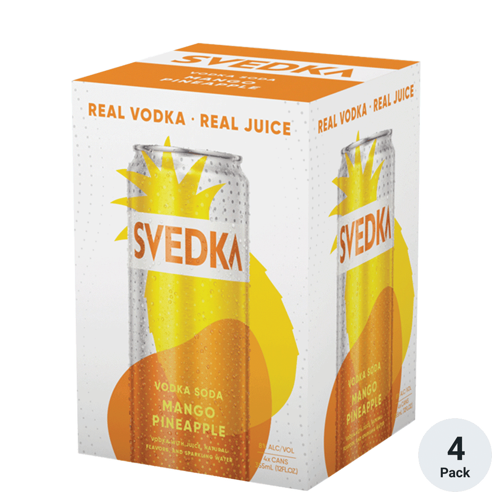Svedka Vodka Soda Mango Pineapple Total Wine & More